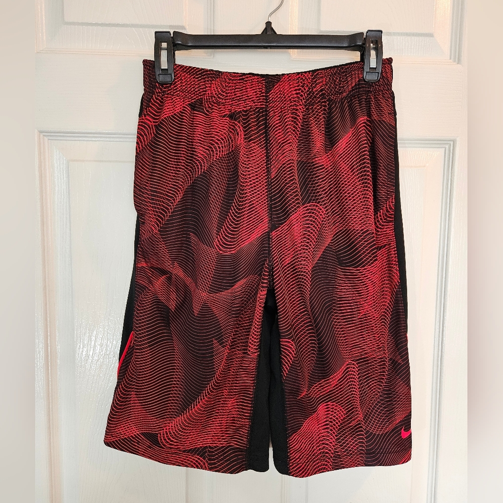 Nike Boys DriFit XL Red and Black Athletic Basketball Shorts